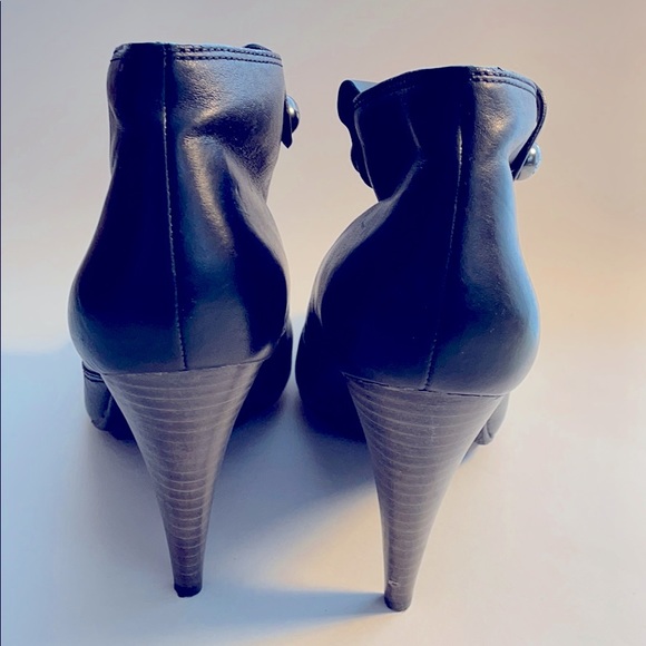 Coach Aliza leather low boot-black size 9.5 - Picture 10 of 12